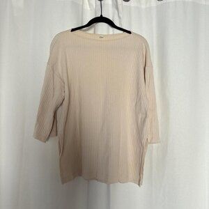 Amazing Oversized Ribbed Uniqlo Shirt